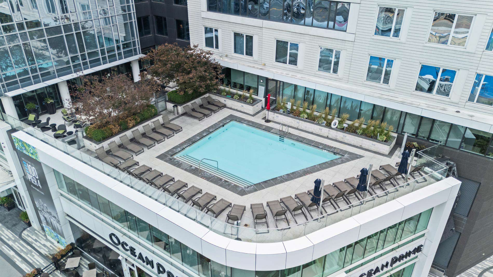 100 Pier 4 Boston harbor and city views from luxury apartments - Pier 4 Blvd Boston rentals