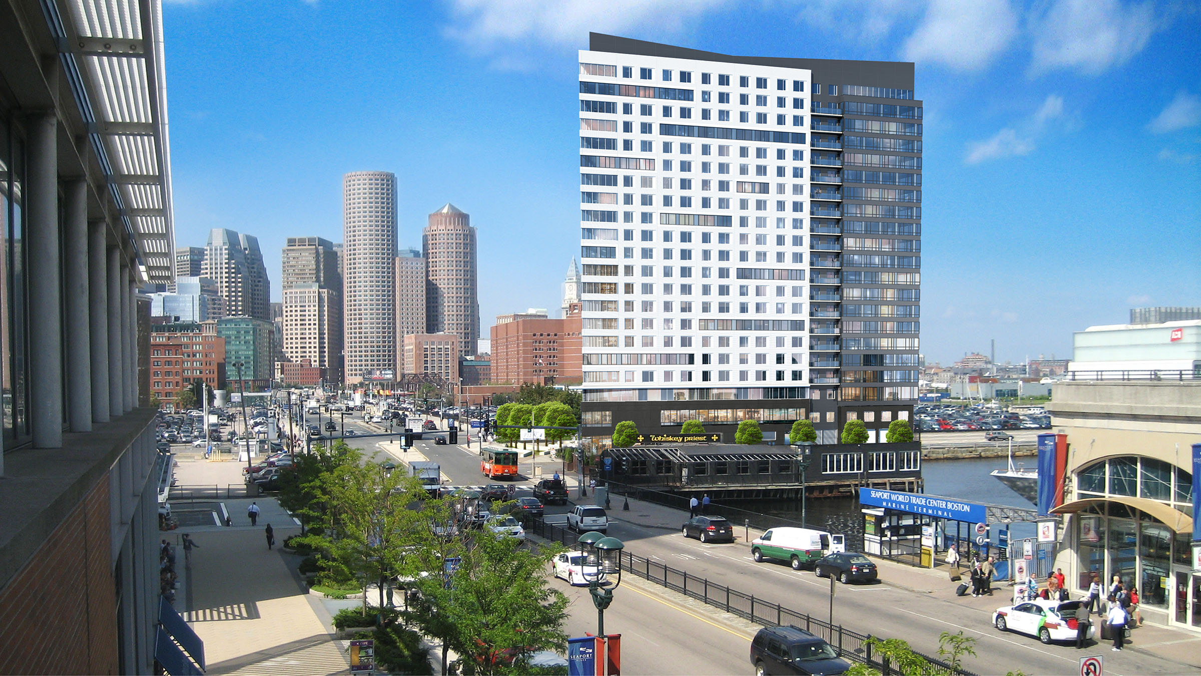 100 Pier 4 Seaport luxury rental apartments Boston Seaport
