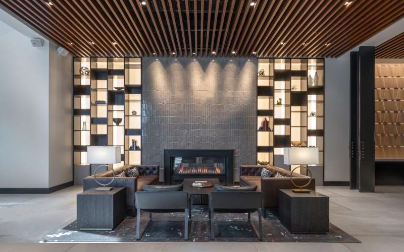 The Alyx Seaport Boston luxury apartment - Grand Lobby Lounge