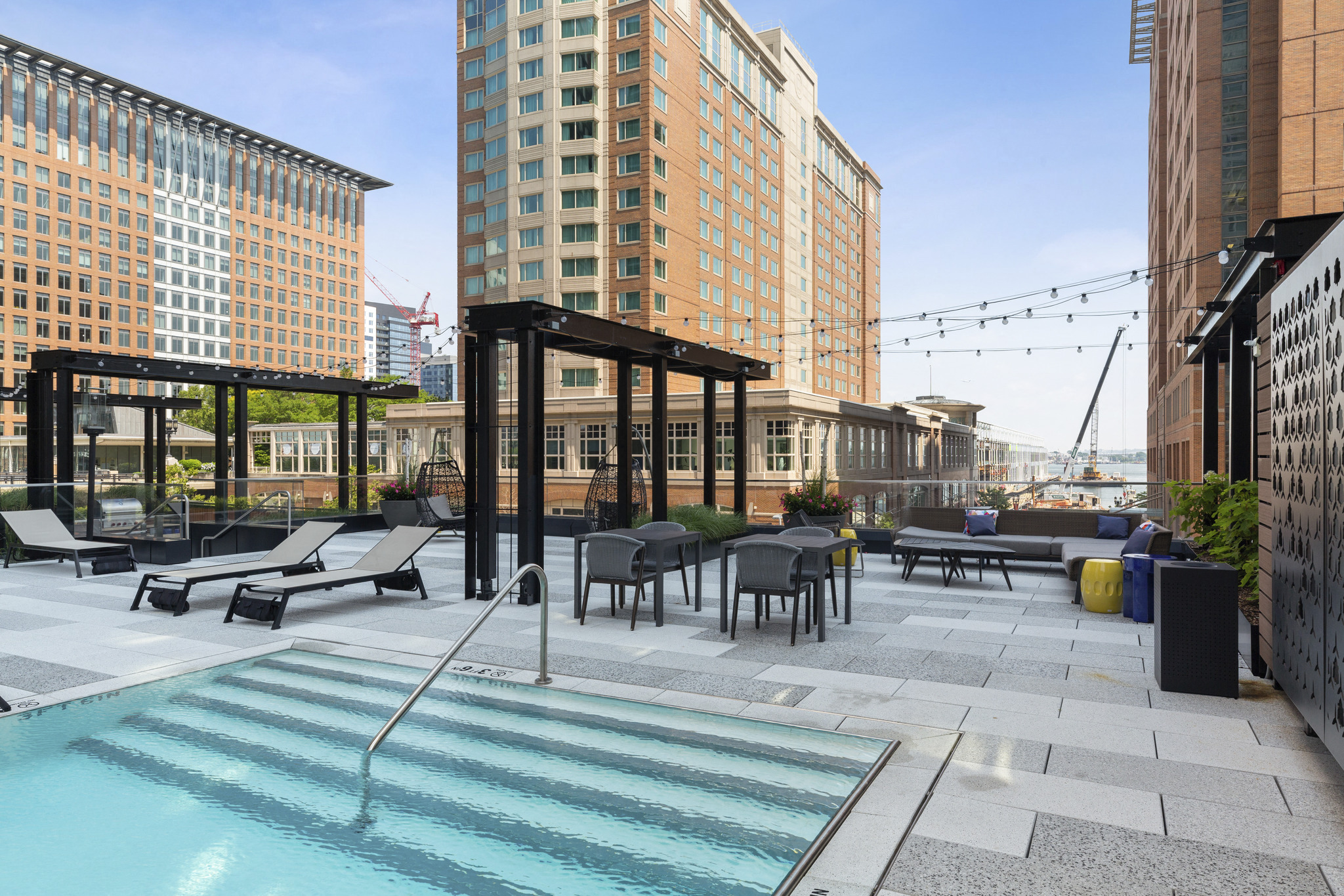 Gables Seaport Boston open concept kitchen - luxury rental apartments Boston Seaport