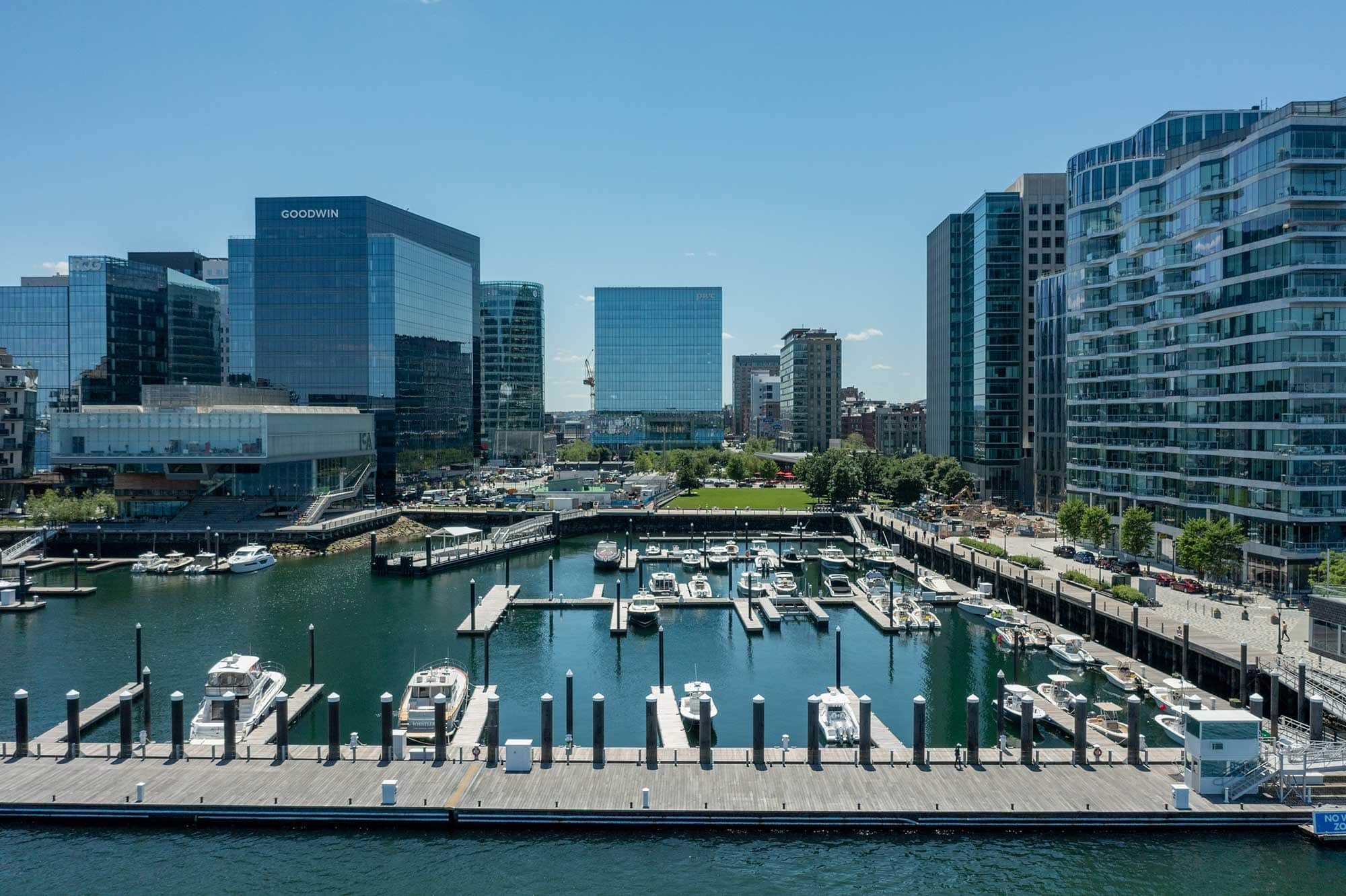 Ora Seaport Boston Seaport neighborhood view - luxury apartments 899 Congress St