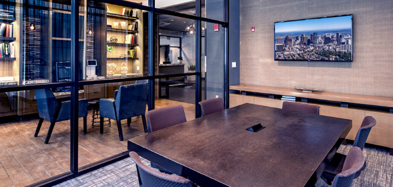 Park Lane Seaport Boston luxury apartment - Conference Room