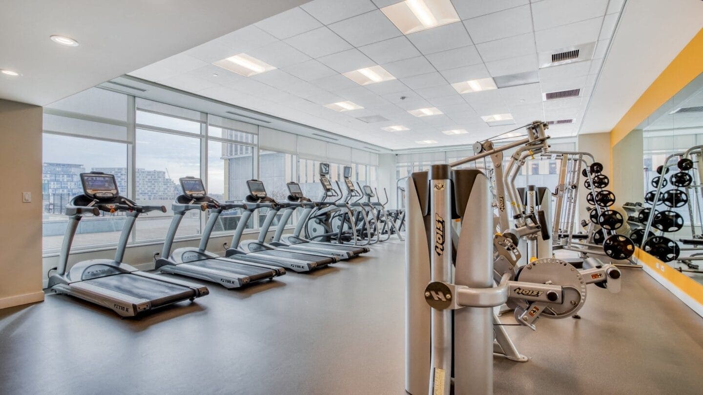 Waterside Place Seaport Boston luxury apartment - State-of-the-Art Fitness Center